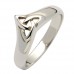 White Gold Trinity Knot Ring Boyne Collection